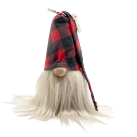 Plush Gnome (Color: Red Buffalo Check)