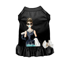 Little Miss Sniffany Dress (Color: Black, size: small)